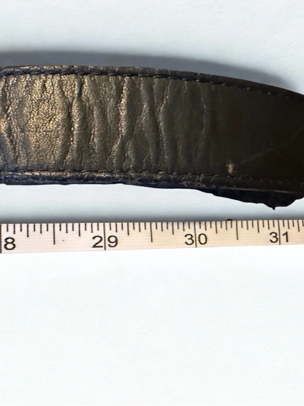 Vintage Western Tooled Leather Belt with Silver Conchos - black
